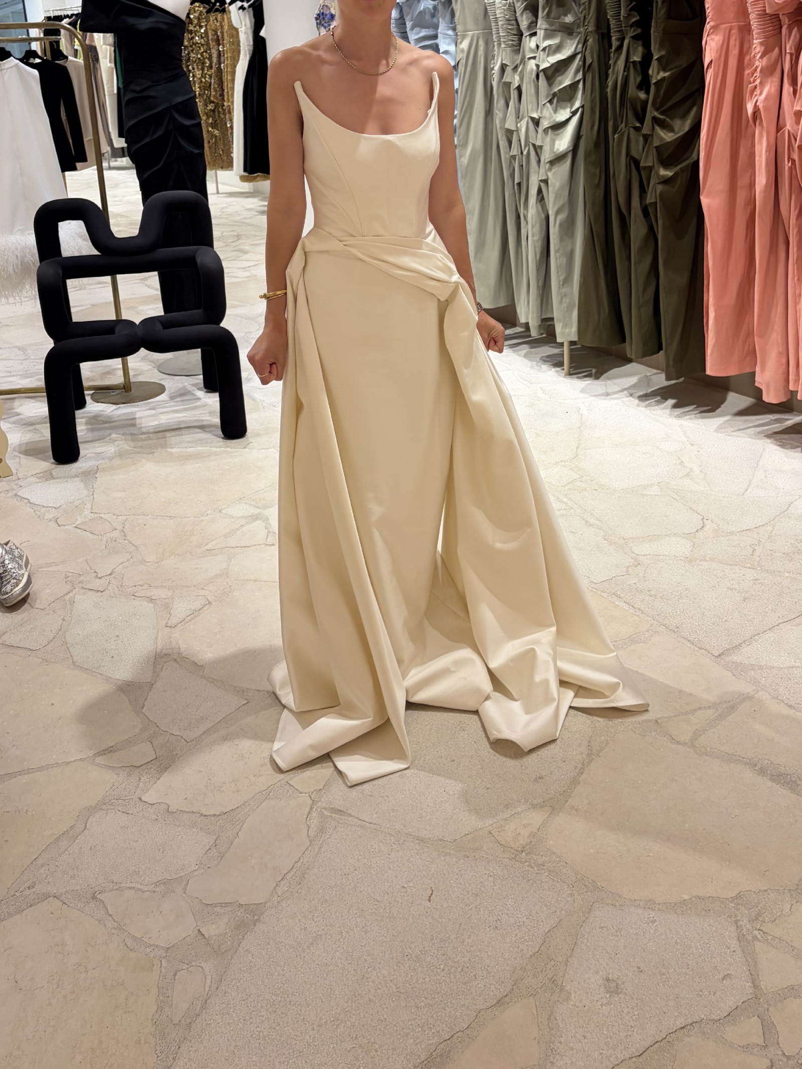 adeline bridesmaid dress WEDTREND Women Sage Green Long Bridesmaid Dress with Long Sleeves A Line  Off the Shoulder Wedding Guest Dress main image 0