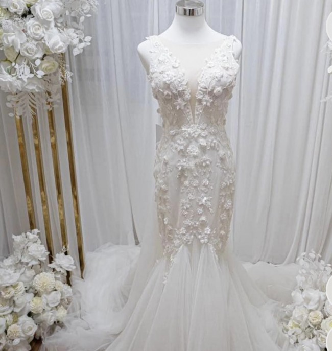 Wedding Societe sparkle tulle wedding dress s10-12