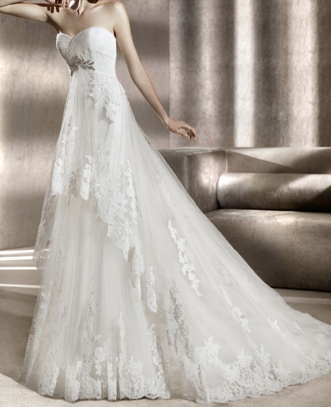 Pronovias Bergamo Used Wedding Dress Save 64% - Stillwhite
