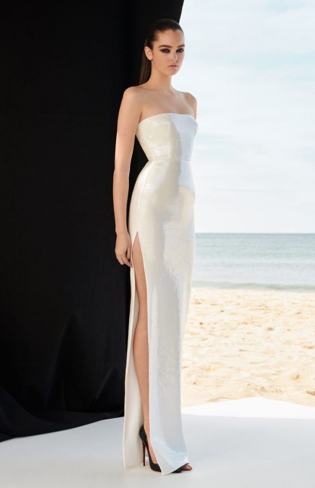 alex perry isobel silk strapless bridal gown