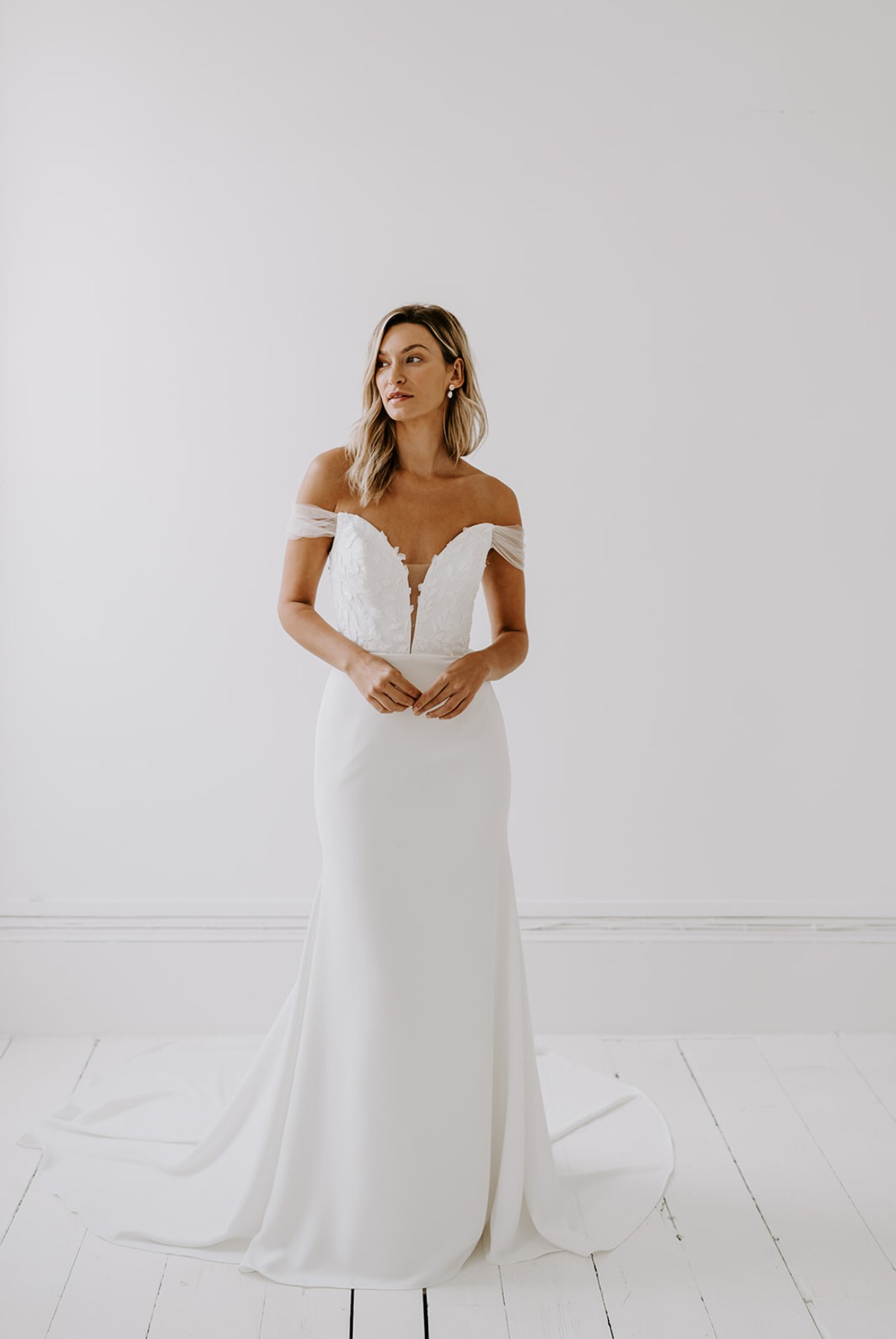 LONG ALBA white dress - Womance