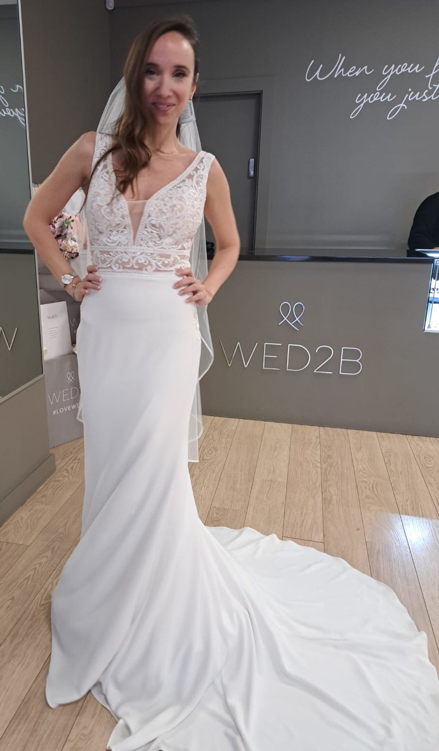 Wed2b New Wedding Dress Save 63% - Stillwhite