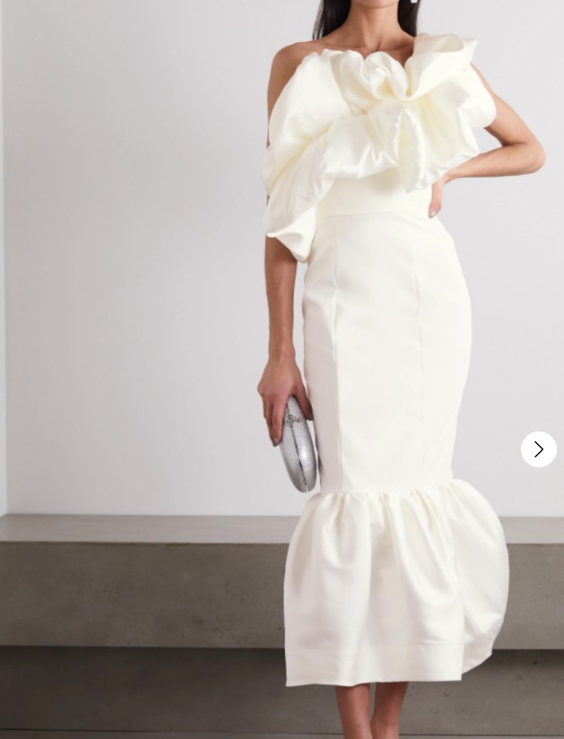 burnt orange bandage dress