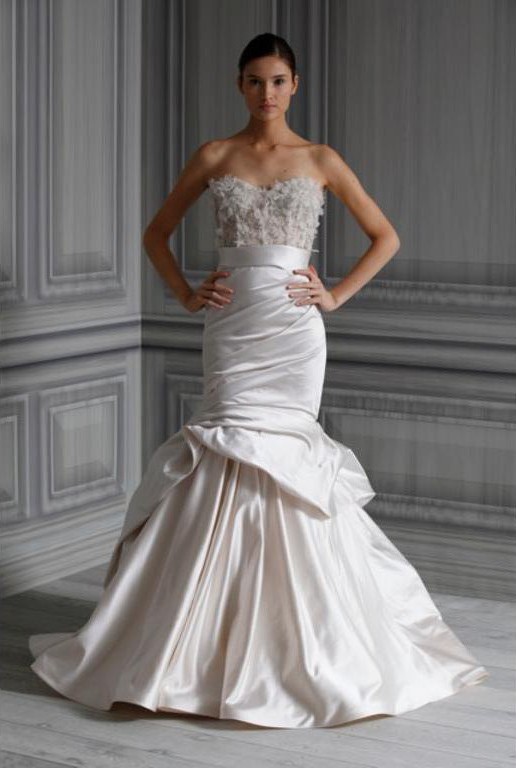 Monique Lhuillier, 2 piece - Poppy Organza Corset; Eternity  display picture 1