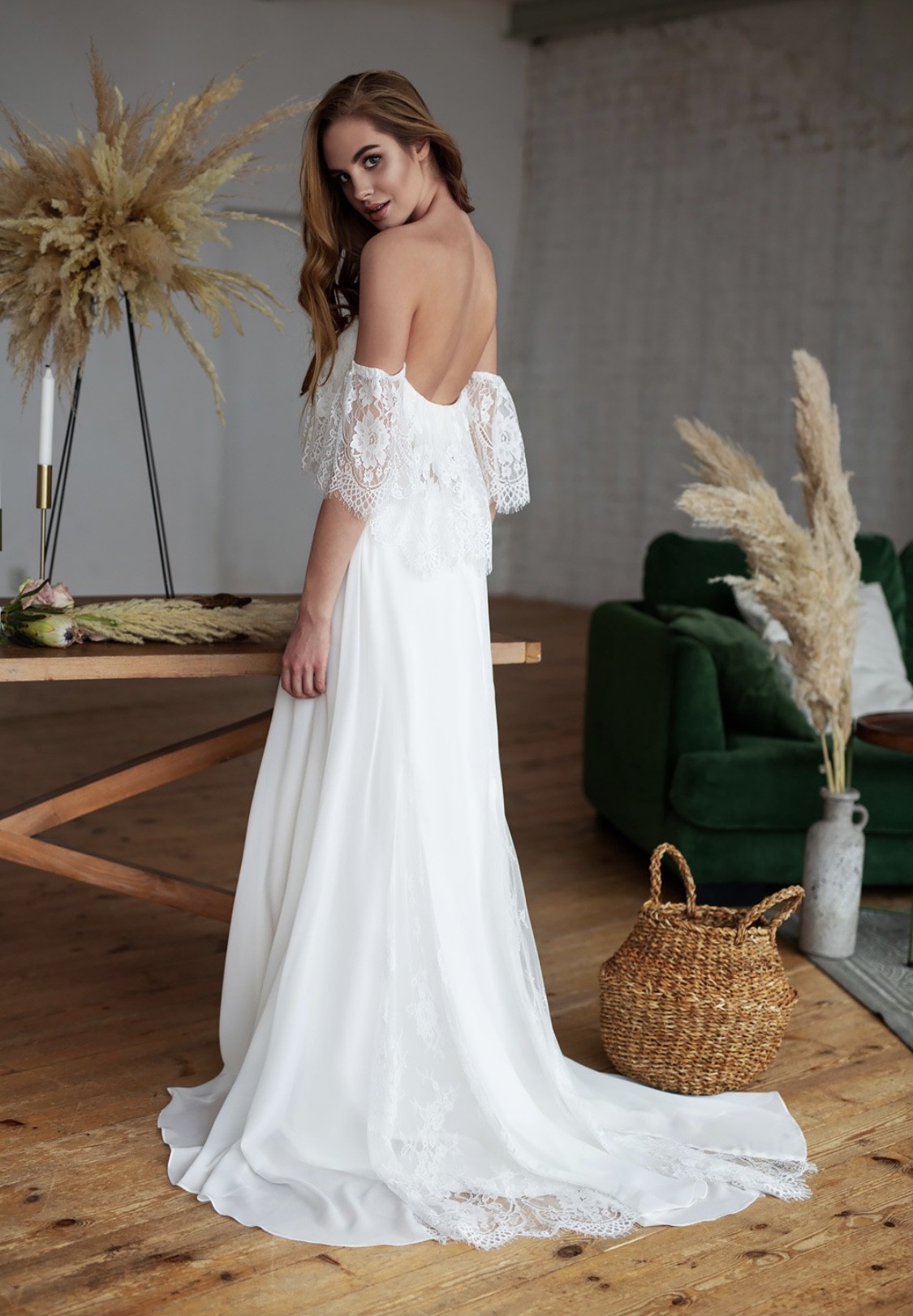 lace and liberty wedding dress
