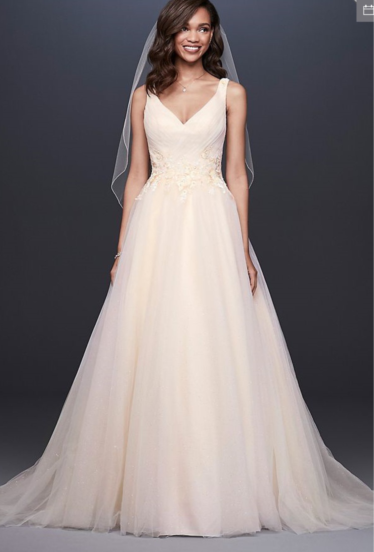 David's Bridal WG3930 New Wedding Dress Save 25% - Stillwhite