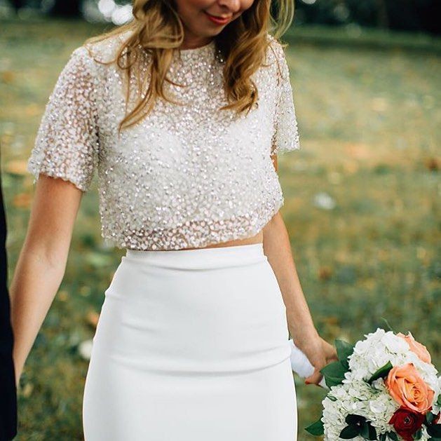 Sarah Seven + Rachel Gilbert Two Piece Dress Sarah Seven + Rachel Gilbert Two Piece Dress