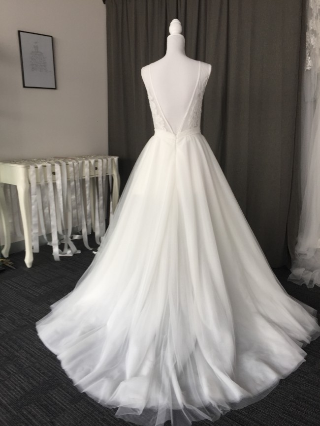 Datto Bridal Designs Princess Aline tulle with a side split New Wedding ...
