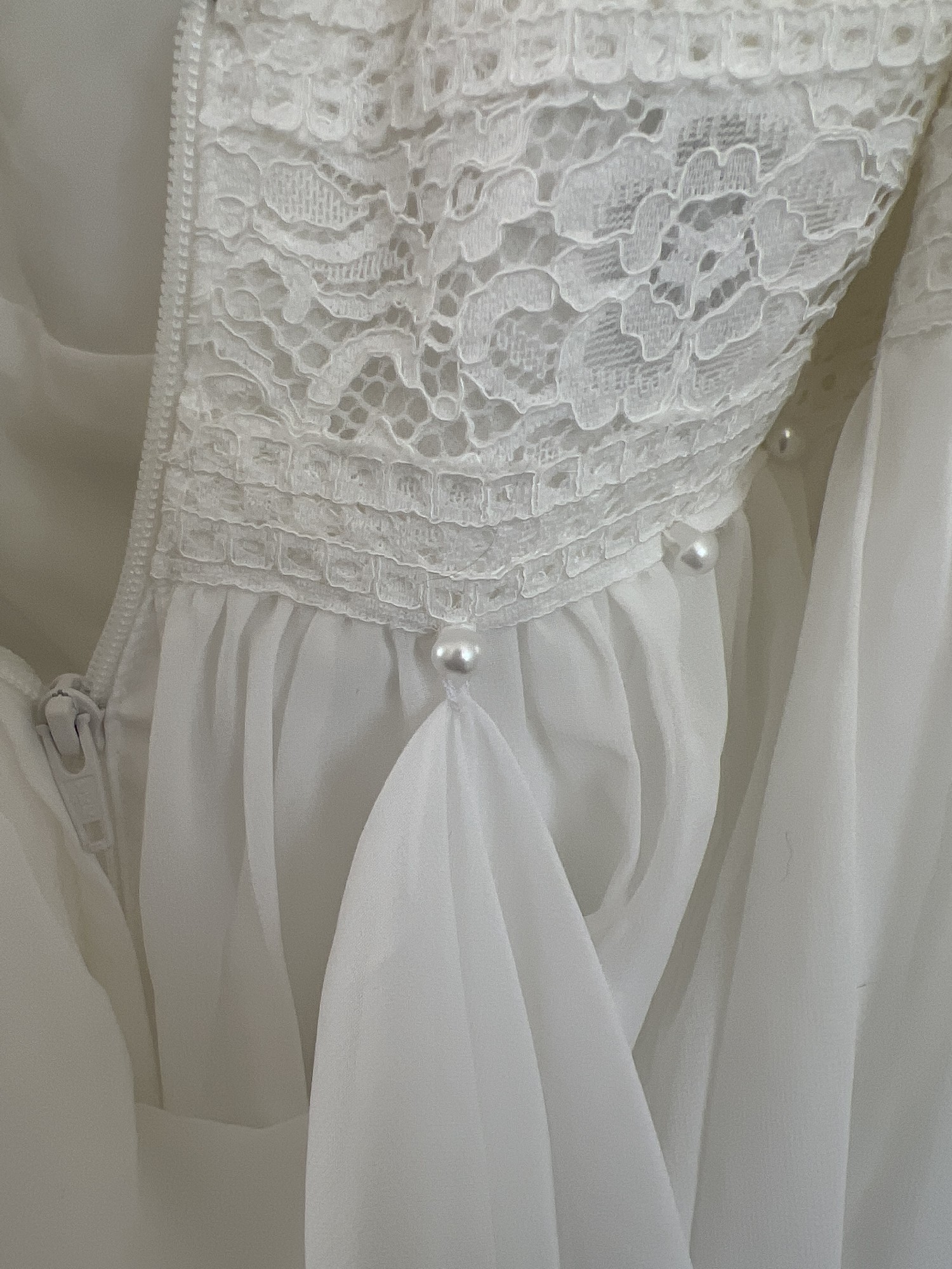 evra lace trim maxi dress The Clara — Lace Maxi Dress with Open Back main image 1