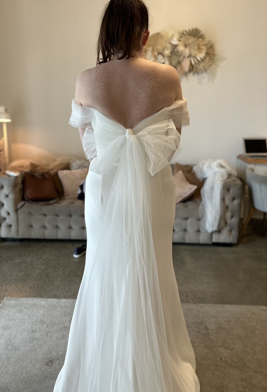 Pheobe Wedding Gown H1524 by Moonlight Bridal