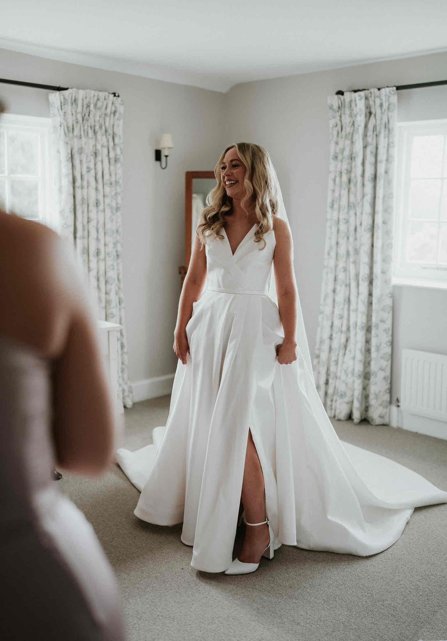 white christmas dresses Suzanne Neville Camille Wedding Dress