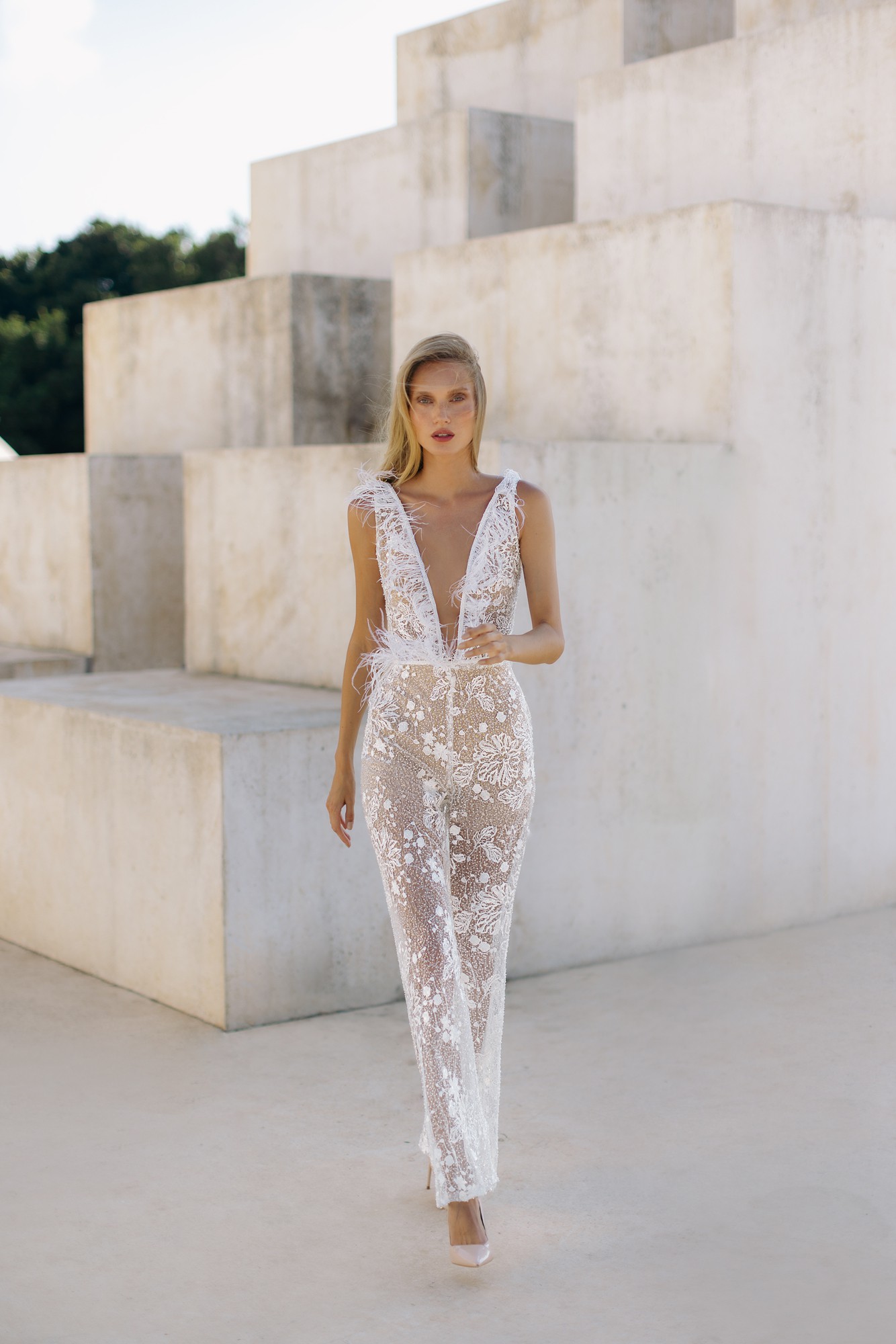 Tal Kedem, Dawn Jumpsuit with Sol Cape