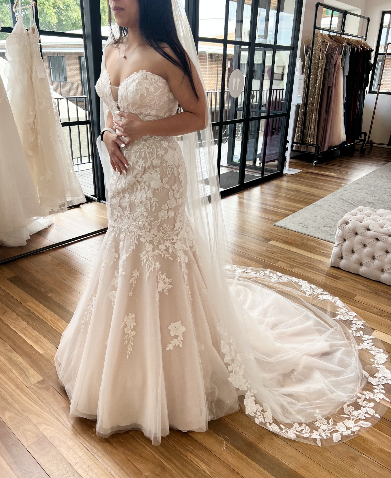 Oleg Cassini London CWG912 New Wedding Dress Save 50% - Stillwhite