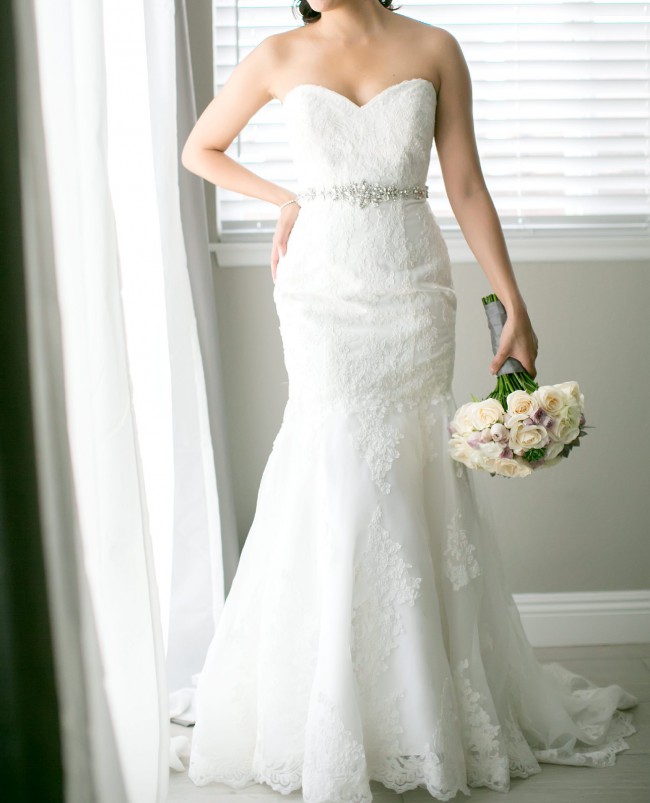David's Bridal Mermaid Dress