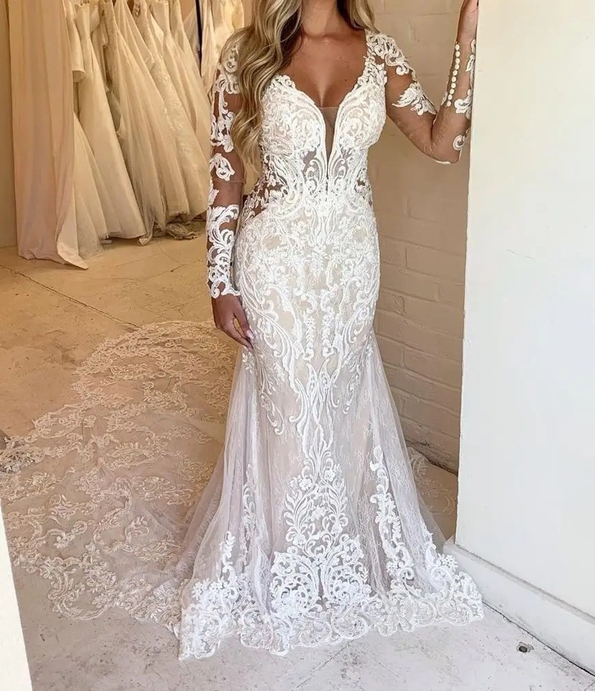 Martina Liana, 1111 Long Sleeve New Wedding Dress Save 50% - Stillwhite Martina Liana, 1111 Long Sleeve New Wedding Dress Save 50% - Stillwhite