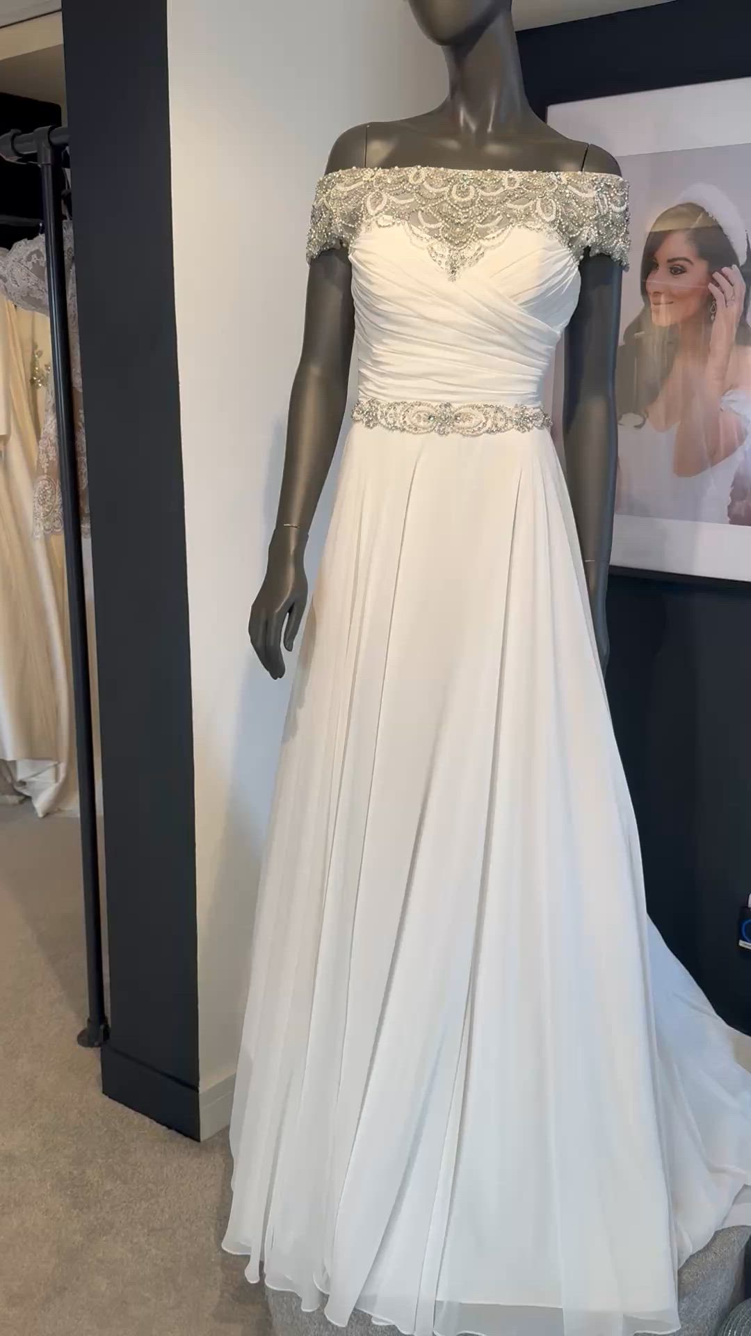 Justin Alexander, 8799 - Stunning Dress, Just £399 UK14