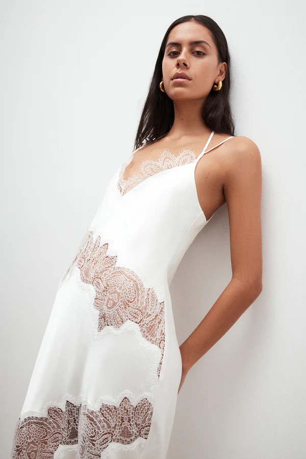 Shona Joy, Stratus Lace Panelled Maxi Dress - Ivory Wedding Dress Save 36% - Stillwhite Shona Joy, Stratus Lace Panelled Maxi Dress - Ivory Wedding Dress Save 36% - Stillwhite