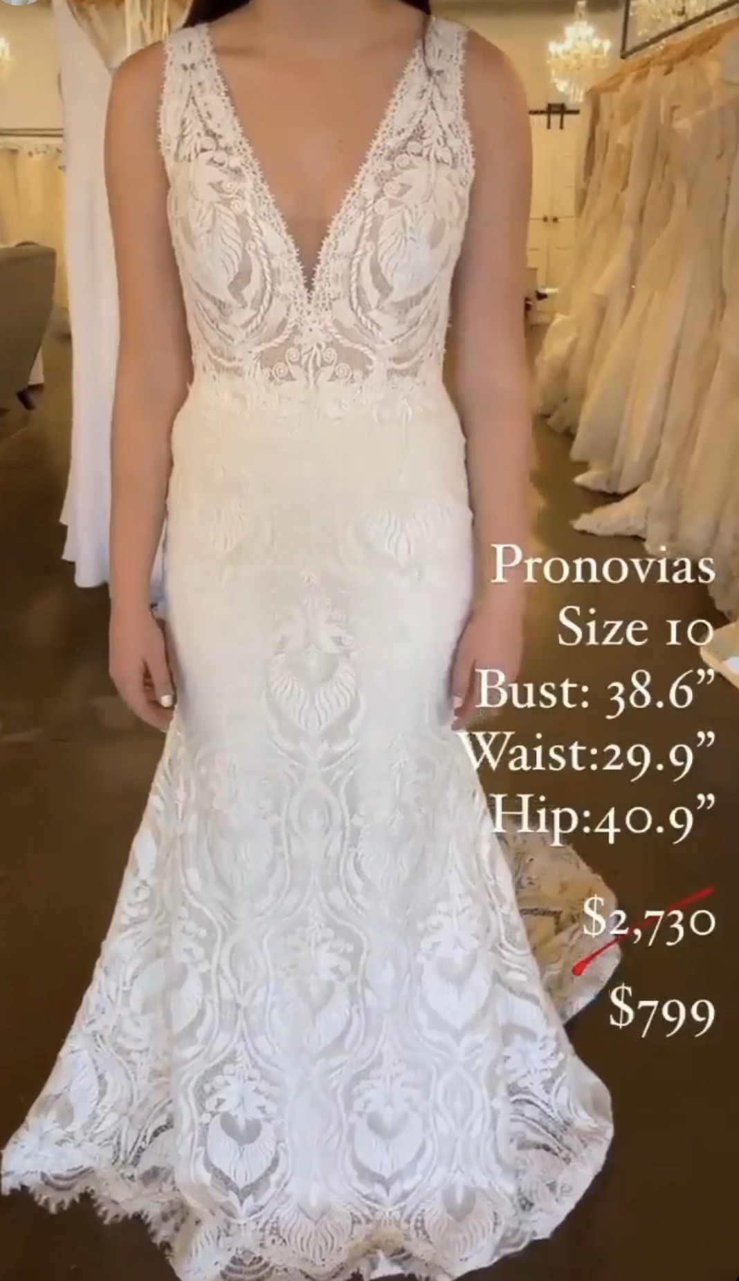 Pronovias shop magnolia price