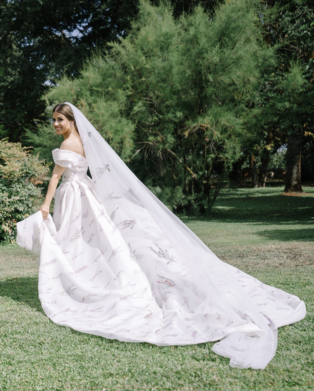 ivory pleated lorraine dress Ainoor main image 0