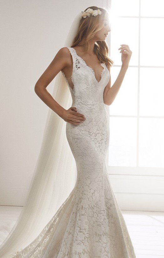 Pronovias white 2024 one 2019