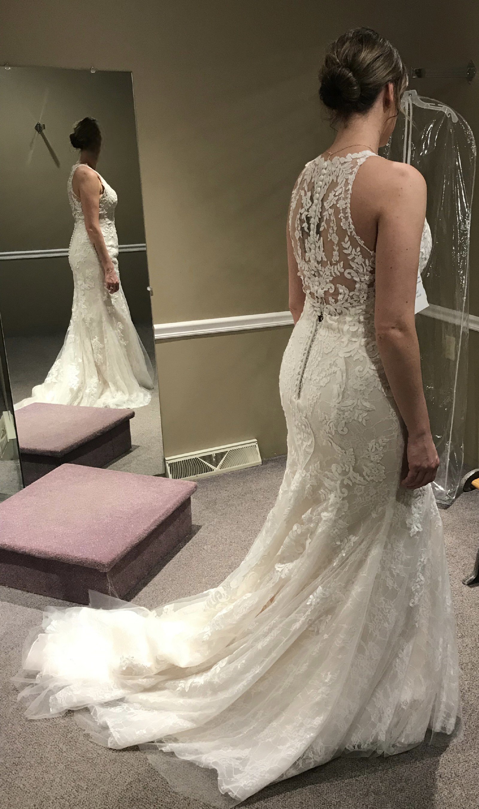 Maggie Sottero, Elegant Lace Mermaid Wedding Dress New Wedding Dress Save  29% - Stillwhite