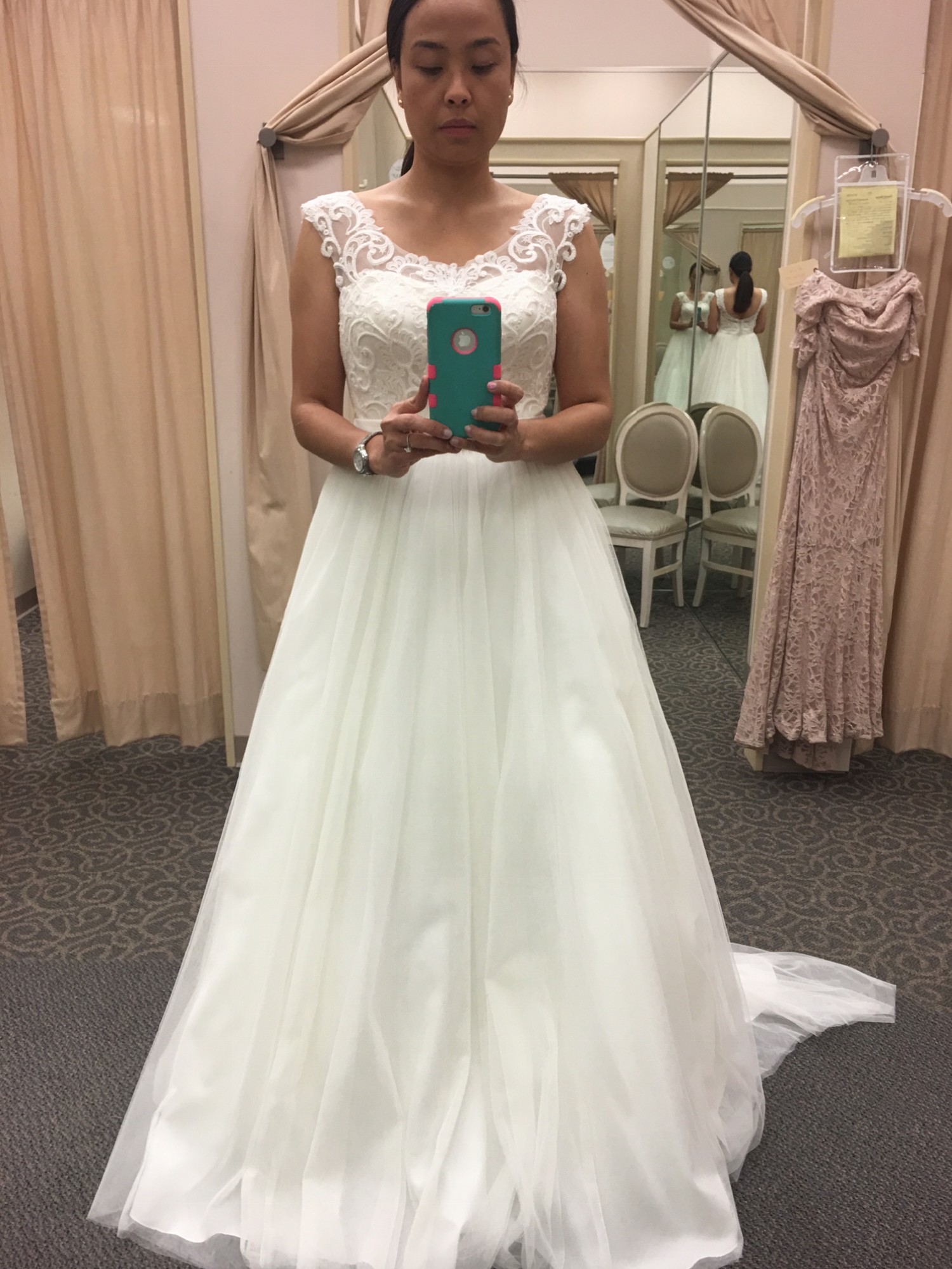 David's Bridal WG3741 New Wedding Dress Save 50% - Stillwhite