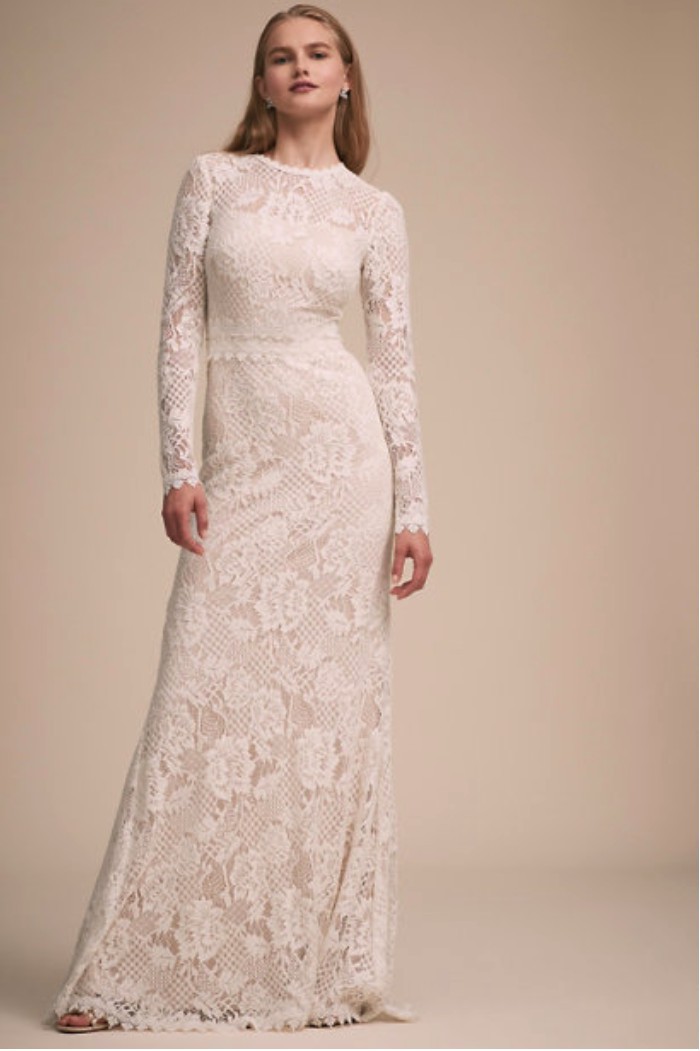 BHLDN Tadashi Shoji Tenley Gown Preloved Wedding Dress Save 38%