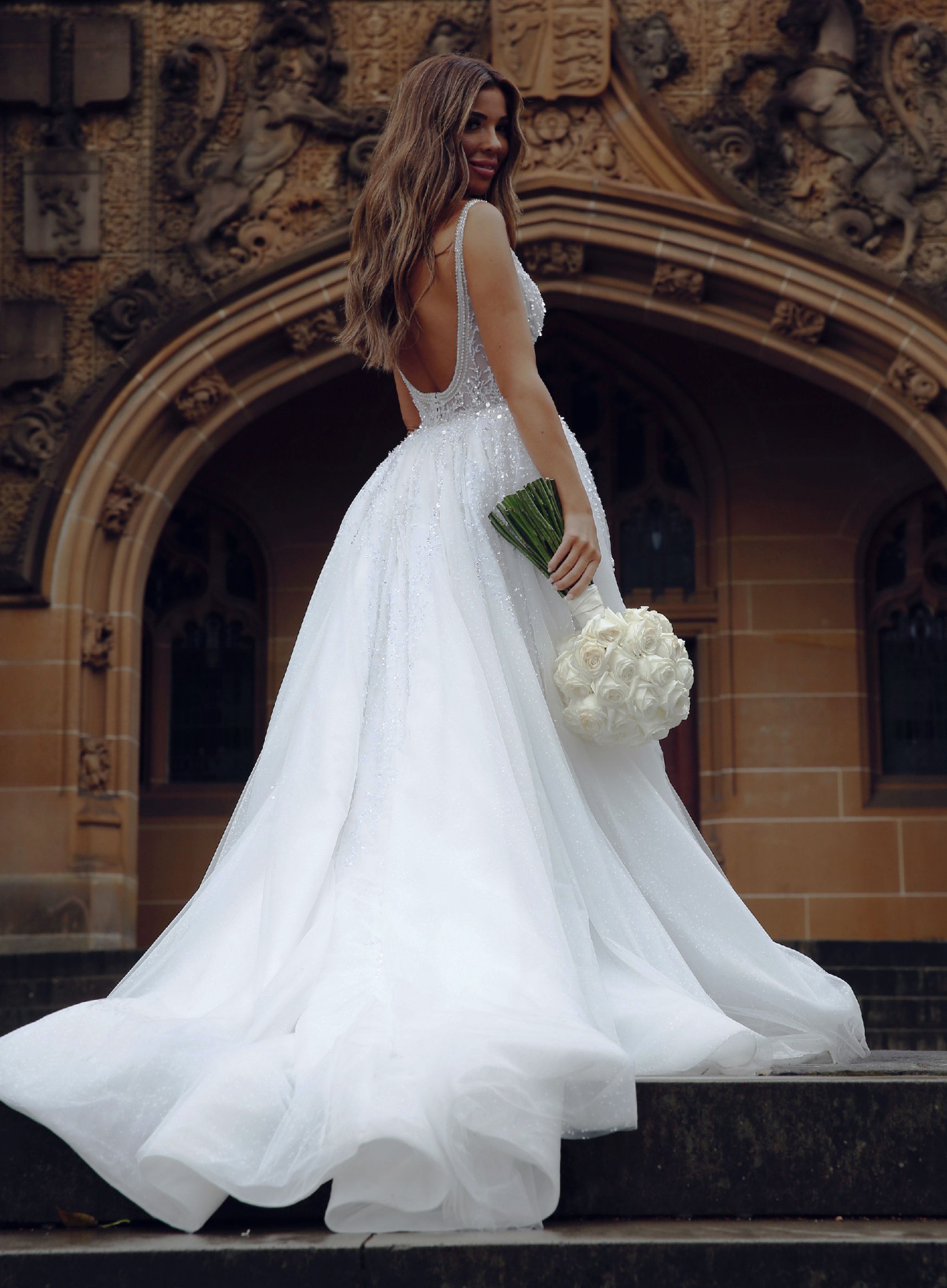 Pallas Couture Custom Made Used Wedding Dress Save 30% - Stillwhite