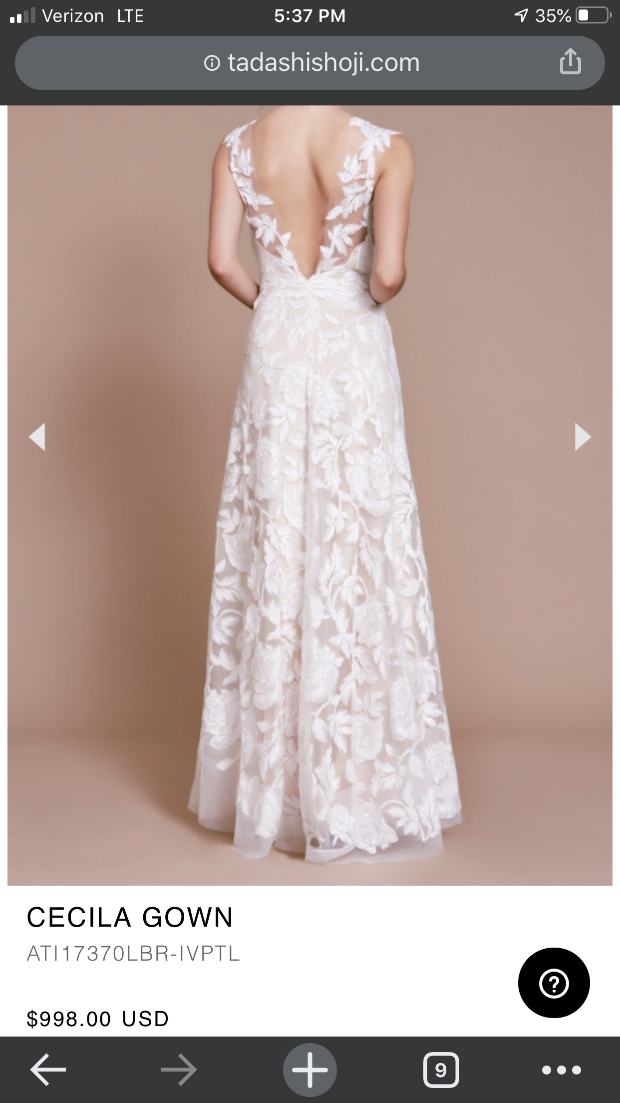 Tadashi Shoji Cecilia New Wedding Dress Save 40% - Stillwhite
