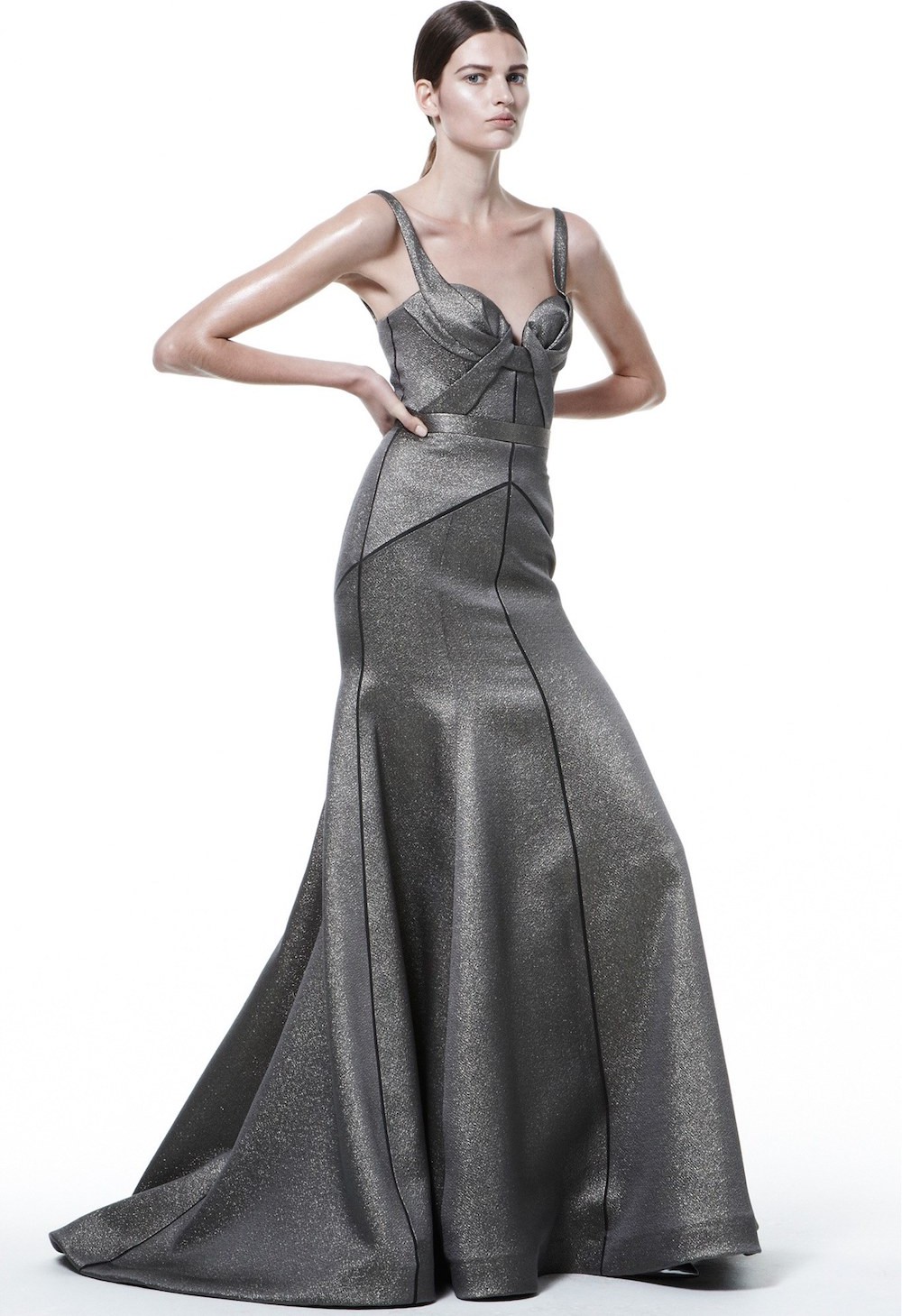 J Mendel, Custom Made Wedding Dress Save 72%