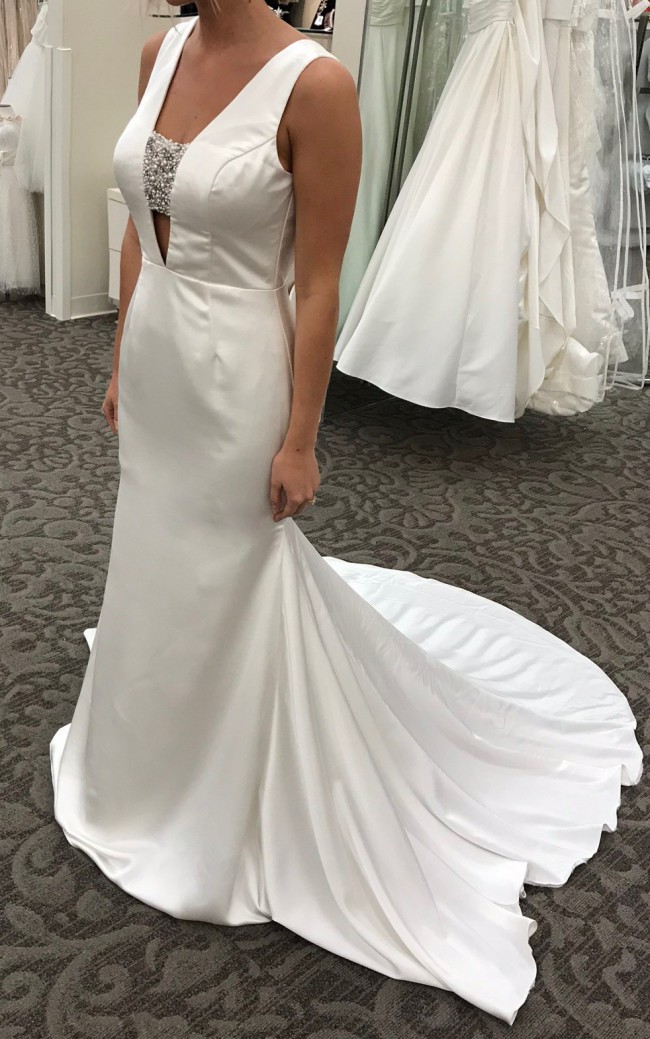 vera wang crepe