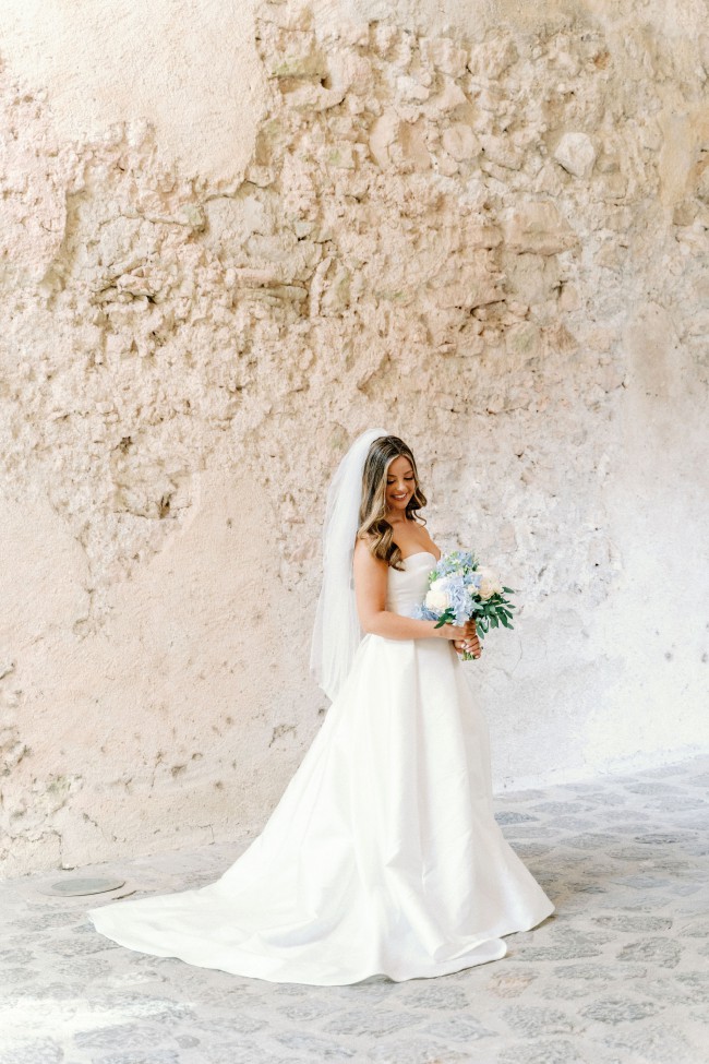 reem acra wedding gown