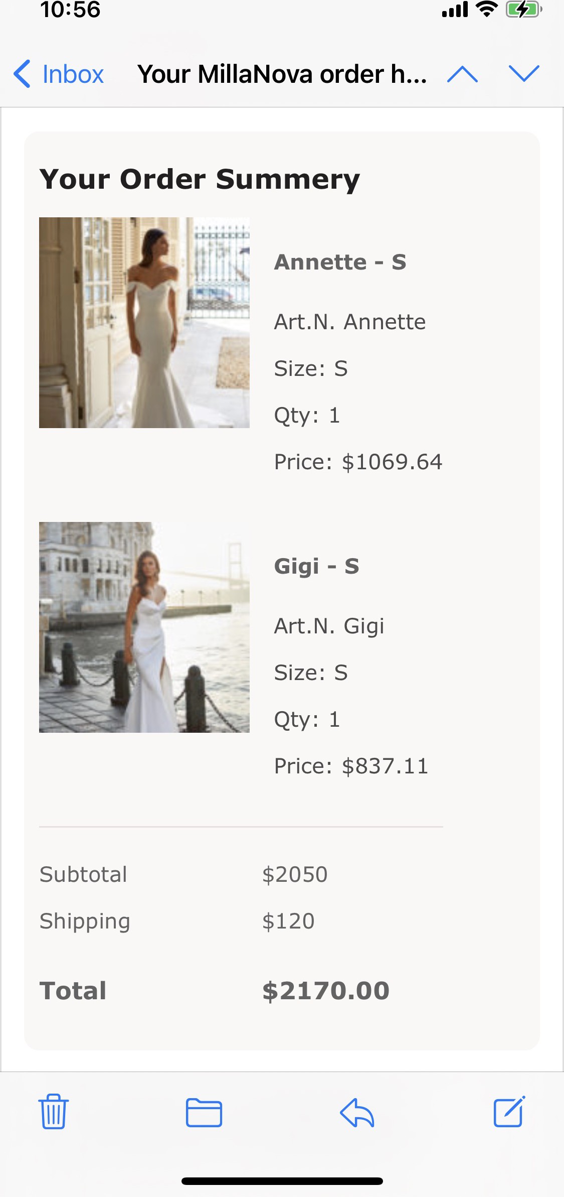 Milla Nova New Wedding Dress Save 18% - Stillwhite