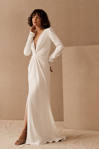 Tadashi Shoji, Dawson Gown Wedding Dress Save 28% - Stillwhite