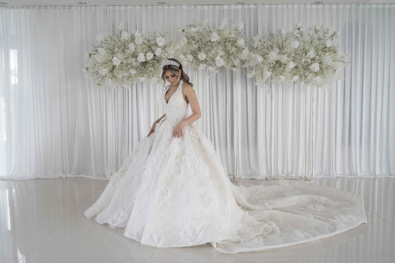 Vee tan wedding gown on sale price