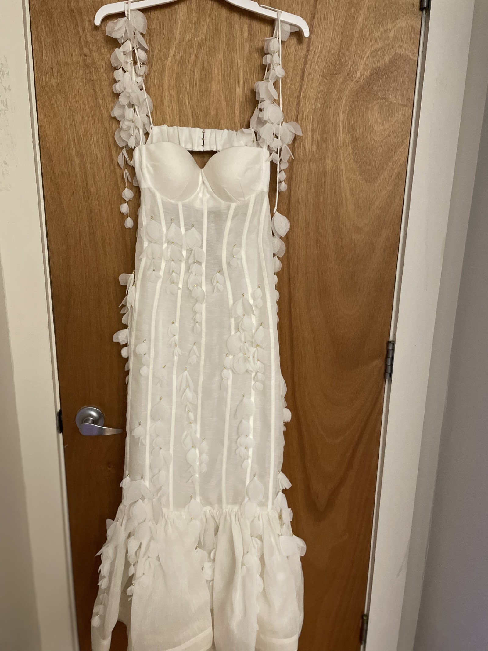 zimmermann botanica silk dress Zimmermann Botanica Petal Gown Dress (For Hire) EKOLUV