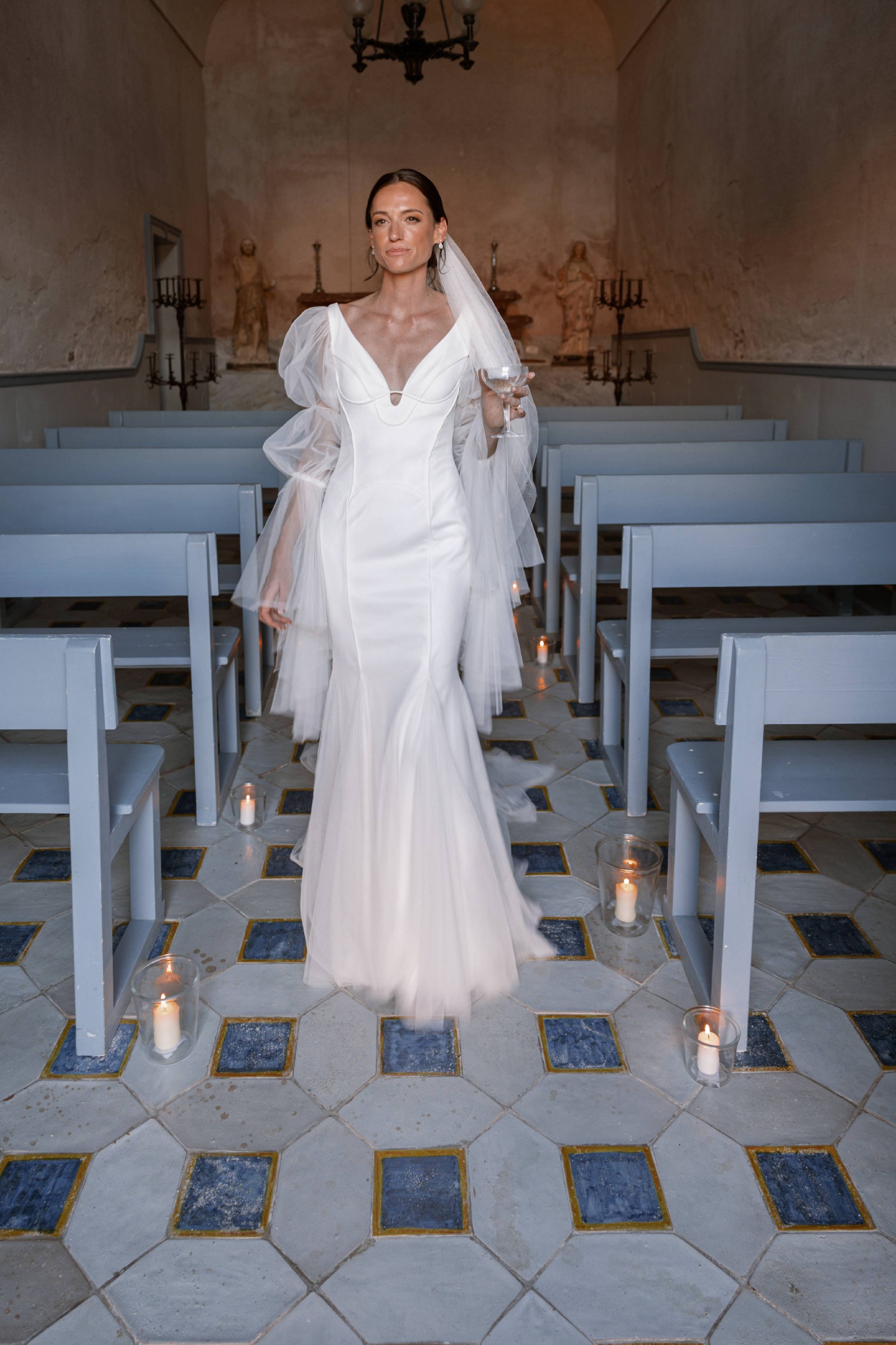 Alena Leena Eustoma Wedding Dress Stillwhite