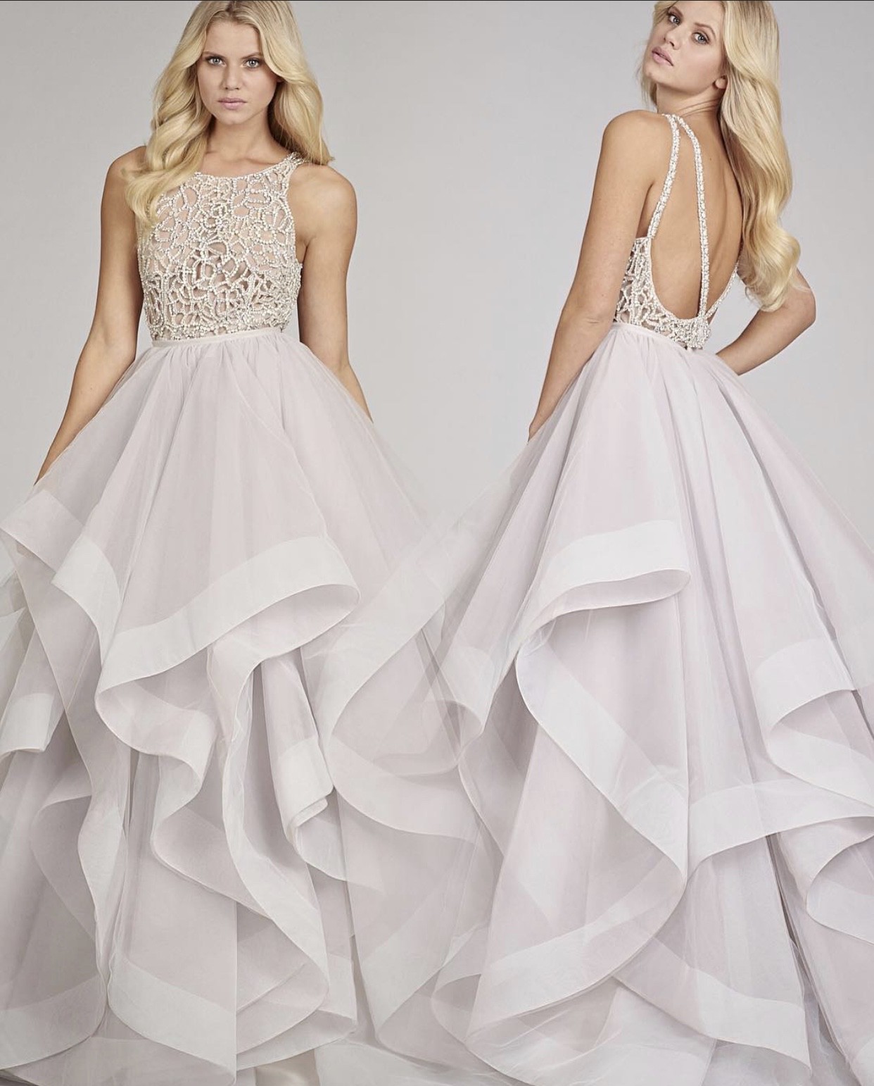 Hayley Paige Dori Gown style 6413 New Wedding Dress Save 61