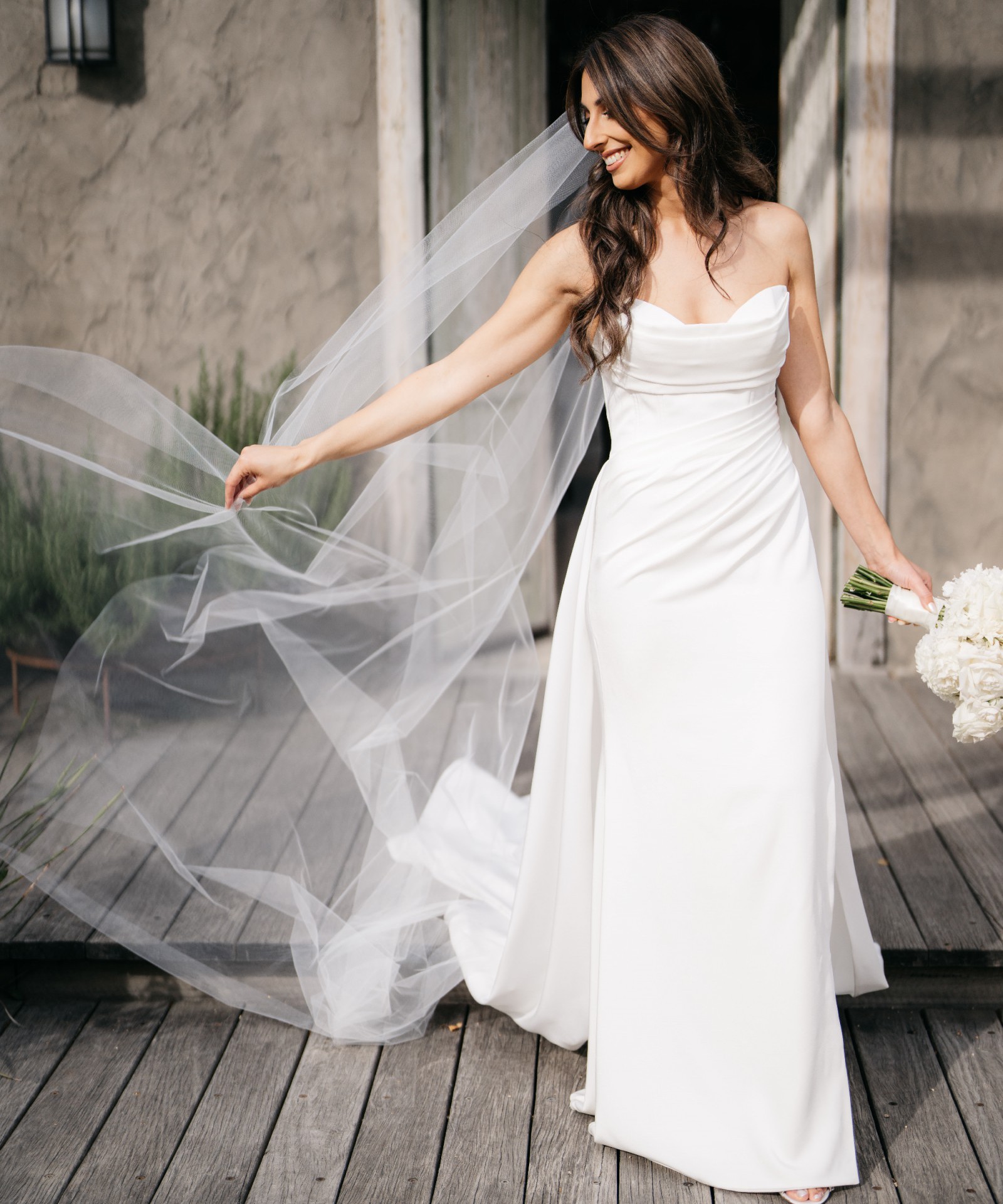 Unique Bridal Collection Pearl veil New Wedding Dress - Stillwhite