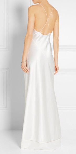 calvin klein daughter wedding dress