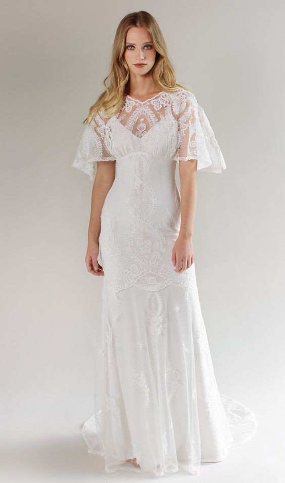 Claire Pettibone Silverlake Sample Wedding Dress - Stillwhite