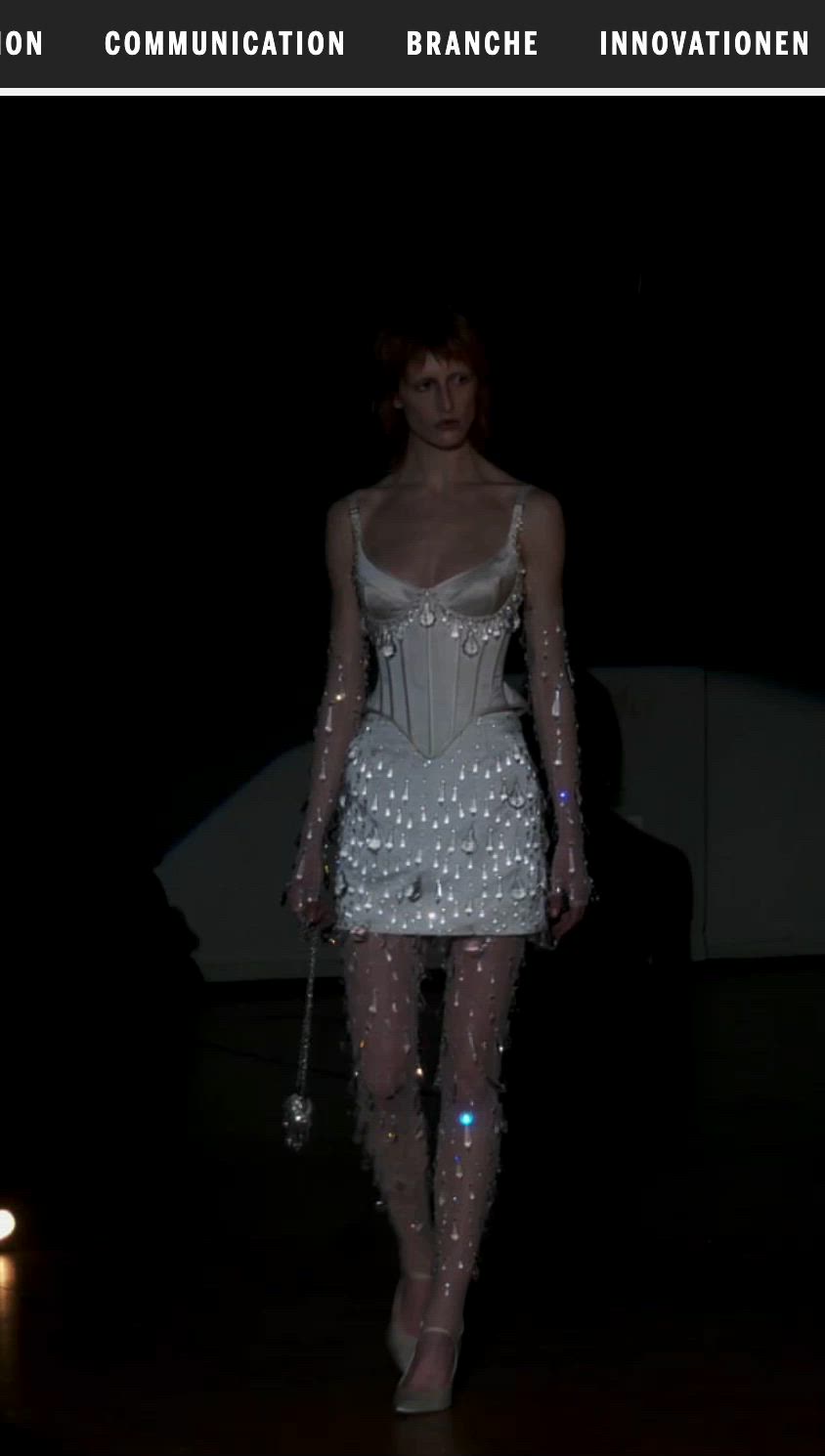 Wiederhoeft, Crystal Chandelier Corset & Skirt