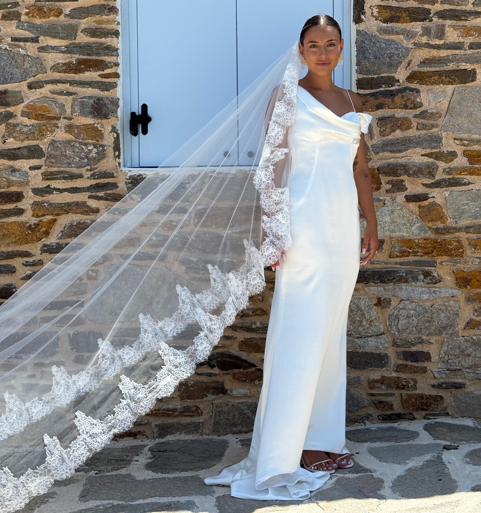 sachin and babi light blue dress THEA main image 0