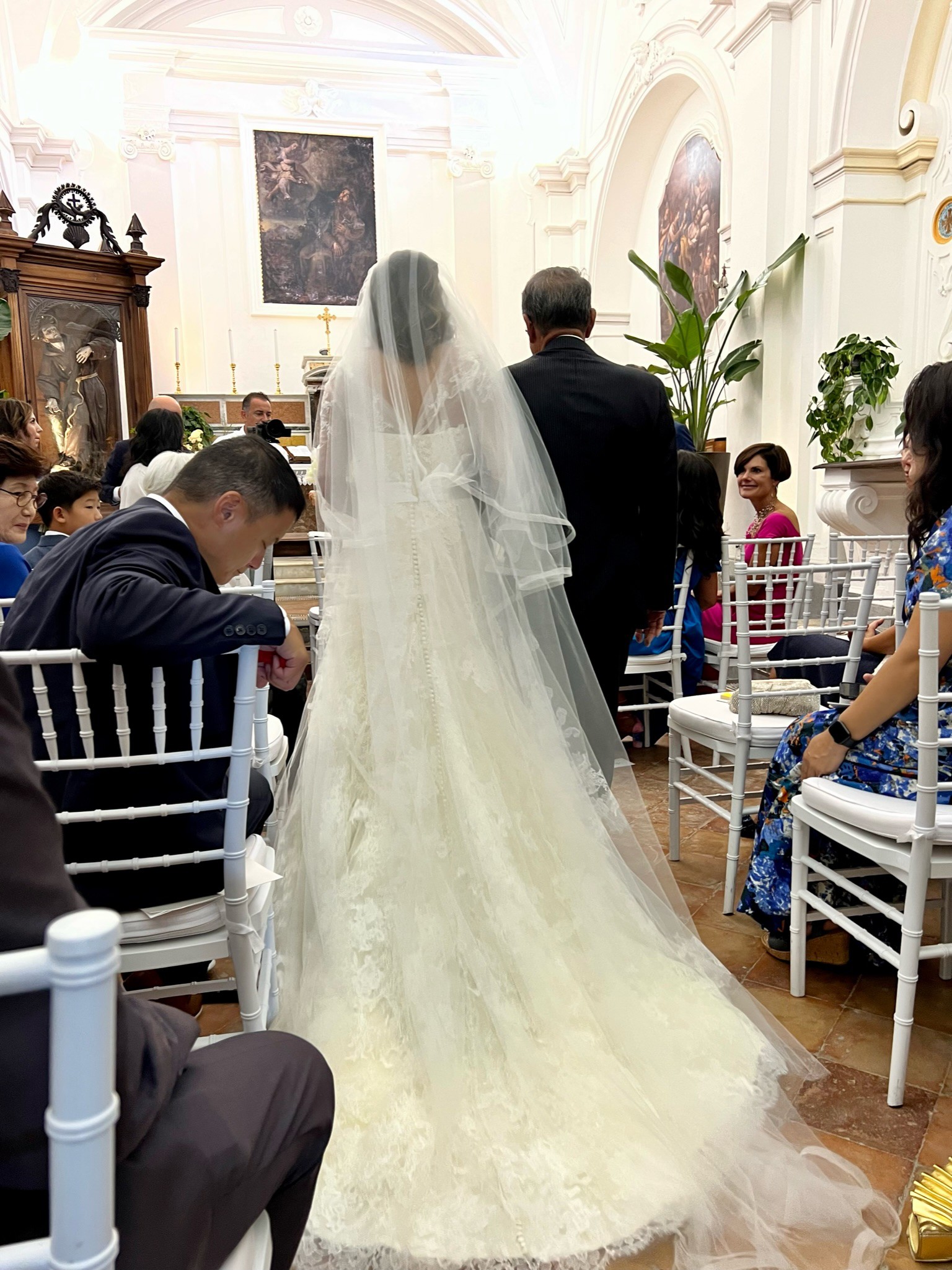 Vera Wang, Esther Wedding Dress Save 52% - Stillwhite