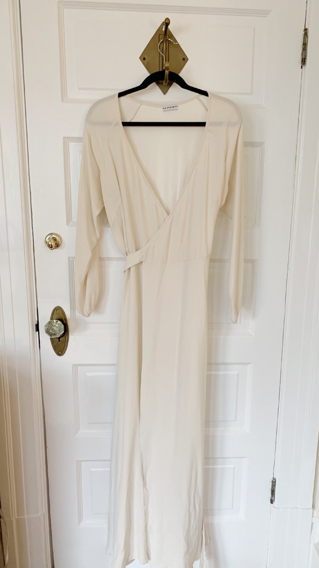 Kamperett Linden Silk Wrap Dress New Wedding Dress Save 29% - Stillwhite