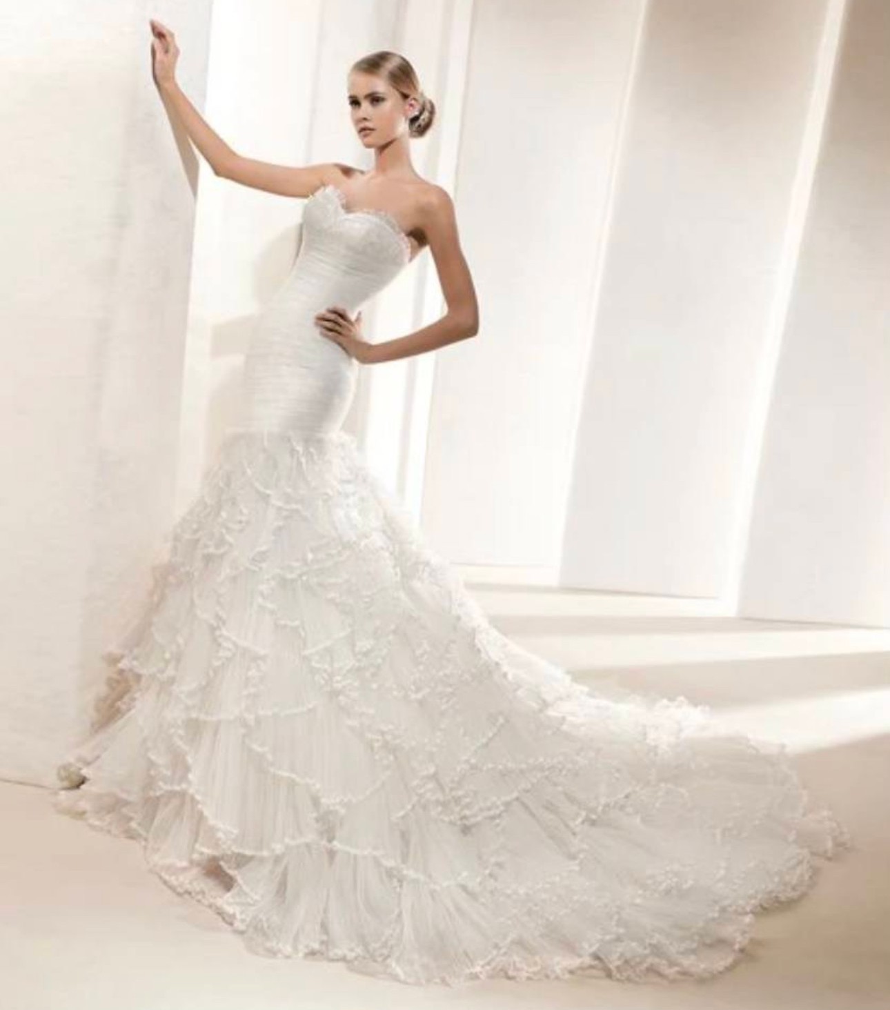la sposa lace wedding dress Lace Mermaid-Style La Sposa Wedding Dress