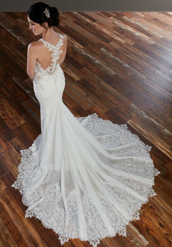Martina Liana, Illusion Racerback Wedding Dress with High Neck Wedding Dress Save 68% - Stillwhite Martina Liana, Illusion Racerback Wedding Dress with High Neck Wedding Dress Save 68% - Stillwhite