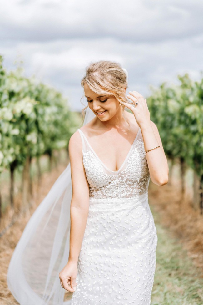 made with love bridal used