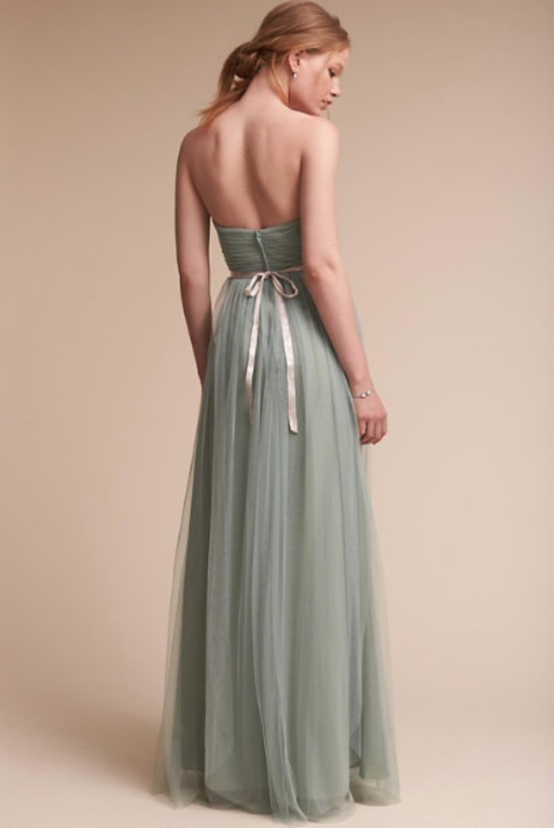 green emerald velvet dress Jenny Yoo Meredith Wedding Dress