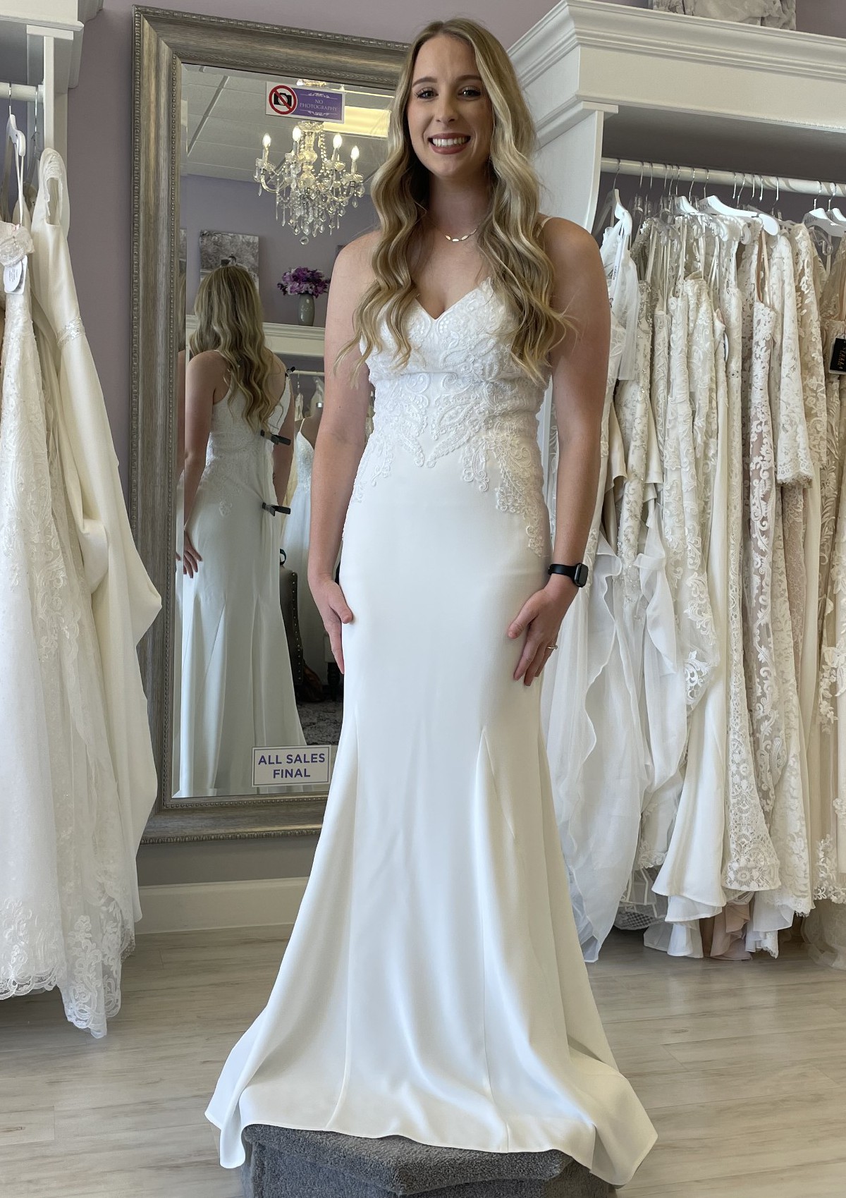 Alina Dress in White by Tania Olsen PO973 main image 1